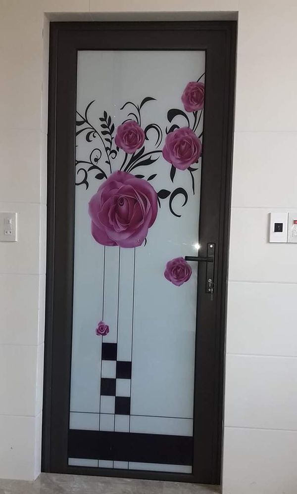 Cửa nhôm kính nhà vệ sinh