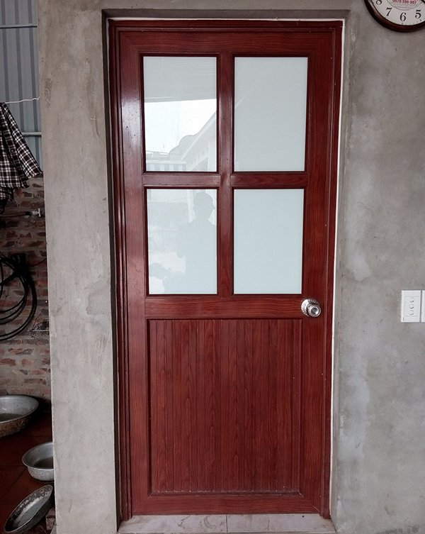 Cửa nhôm kính nhà vệ sinh